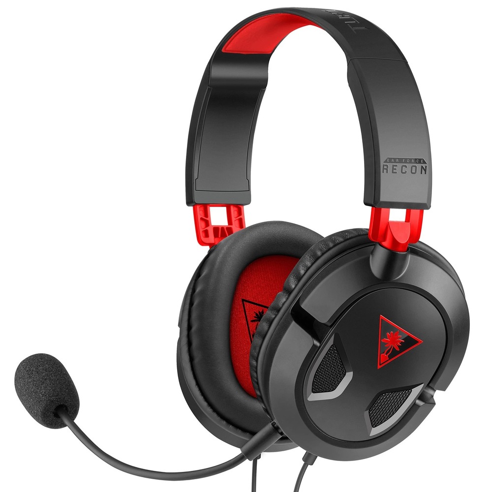 Turtle Beach Ear Force Recon Gaming Headset Wired 3.5mm Black‎ Red New